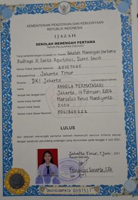 Ijazah SMP