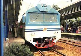 Kereta Api yang beroperasi di Stasiun Universitas Indonesia