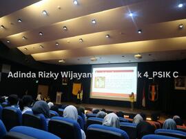 Item Arsip Foto saat Pemaparan Materi Pengenalan Prodi Manajemen Rekod dan Arsip di Acara Welcoming Archivist