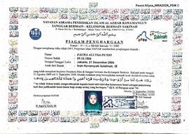 Sertifikat Sanggar Bermain