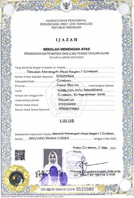 Ijazah SMA