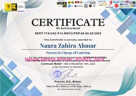 Sertifikat Panitia Seminar Nasional Kearsipan