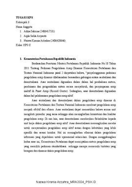 Tugas Minggu Ke-3