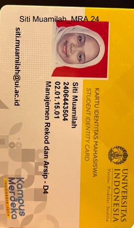 Kartu Pelajara Mahasiswa